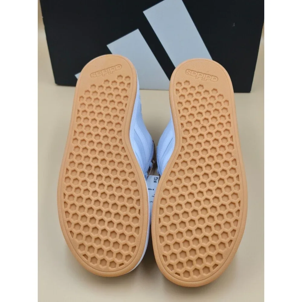 adidas Grand Court 00s Kids 6.5 Light Blue White Gum Sneakers KI4068 NIB